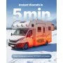 VEVOR Diesel Heater, 12-24V 5-8KW Portable Diesel Air Heater with Remote Control and LCD Screen, Fast Heating Low Noise, 10 L Large Fuel Tank for Vehicles, Vans, RVs, Campers, and Trucks