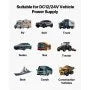 VEVOR Diesel Heater, 12-24V 5-8KW Portable Diesel Air Heater with Remote Control and LCD Screen, Fast Heating Low Noise, 10 L Large Fuel Tank for Vehicles, Vans, RVs, Campers, and Trucks