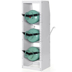 VEVOR Refrigerant Tank Rack, with 3 x 30-50lb Bottle Tanks, Cylinder Tank Rack 14.64x13.97x46.06 in, Refrigerant Cylinder Rack Gas Cylinder Racks and Holders for Freon, Gases, Oxygen, Nitrogen