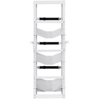 VEVOR Refrigerant Tank Rack, with 3 x 30-50lb Bottle Tanks, Cylinder Tank Rack 14.64x13.97x46.06 in, Refrigerant Cylinder Rack Gas Cylinder Racks and Holders for Freon, Gases, Oxygen, Nitrogen