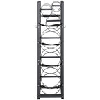 VEVOR Refrigerant Tank Rack, with 3 x 30lbs and Other 3 Small Bottle Tanks, Cylinder Tank Rack 12.79x12.99x47.12 in, Refrigerant Cylinder Rack and Holders for Freon, Gases, Oxygen, Nitrogen