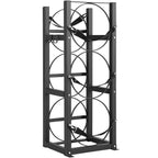 VEVOR Refrigerant Tank Rack, with 3 x 30lbs Bottle Tanks, Cylinder Tank Rack 12.79x12.99x33.07 in, Refrigerant Cylinder Rack Gas Cylinder Racks and Holders for Freon, Gases, Oxygen, Nitrogen