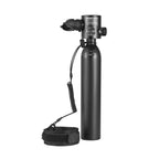 VEVOR Scuba Tank, 0.5L Portable Diving Tank, Diving Oxygen Cylinder with Pump Supports 5-10 Minutes Underwater Breathing, 32.81 ft Diving Depth, Refillable Snorkel Air Tank for Underwater Exploration