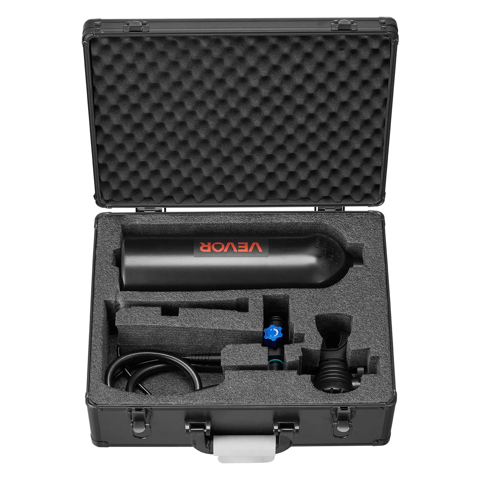 VEVOR Mini Scuba Tank, 2L Portable Diving Tank for Underwater Breathing, Reusable Lung Diving Cylinder up to 35 Minutes Dive Time, Emergency Rescue Pony Bottle with Backpack & Case for Snorkeling