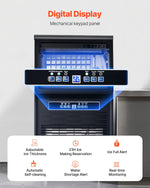 VEVOR Commercial Ice Maker Freestanding Cabinet Machine 31.8 kg/24H 36 Ice Cubes