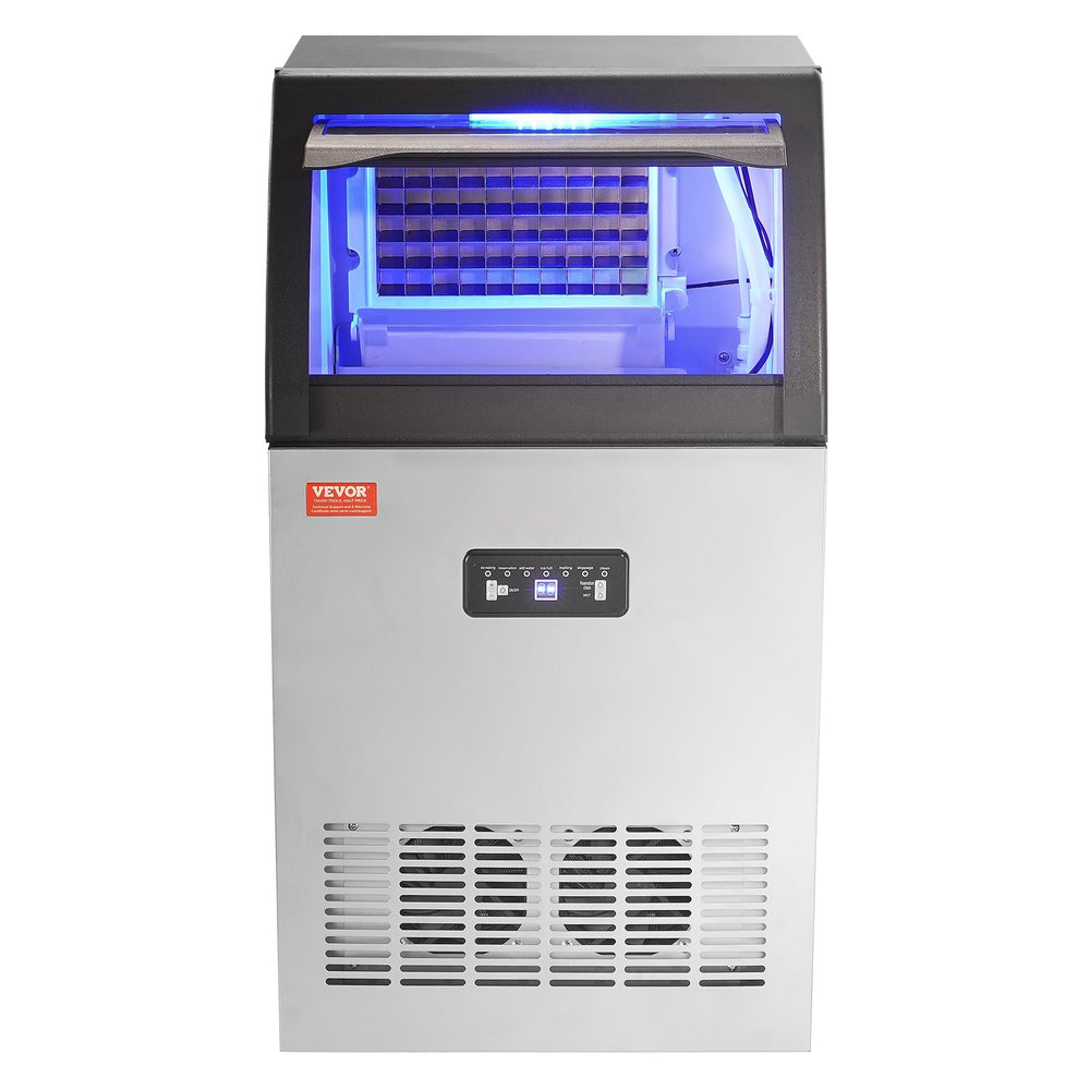 VEVOR Commercial Ice Maker Freestanding Cabinet Machine 54 kg/24H 50 Ice Cubes