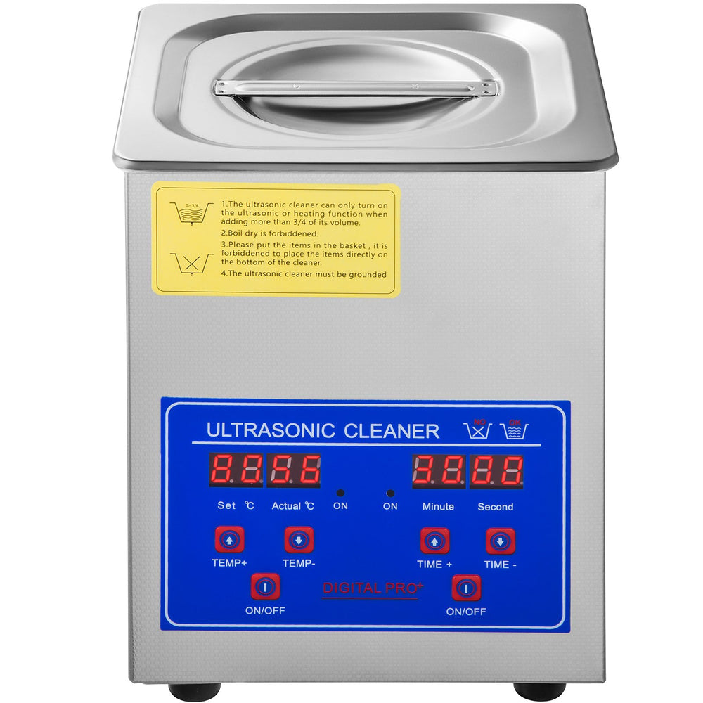 VEVOR Ultrasonic Cleaner Ultrasonic Cleaning Device Heater Timer 60W