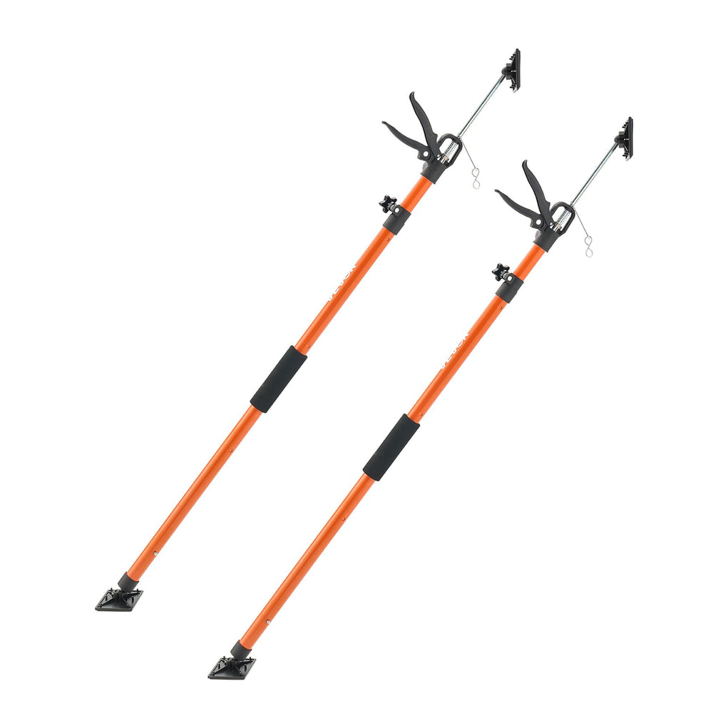 VEVOR Cabinet Jack Support Pole, 2-Pack, 116-290 cm Steel Telescopic Quick Support Rod, Adjustable 3rd Hand System up to 70 kg Capacity for Installing Cabinets, Lifting Drywall, Cargo Bars