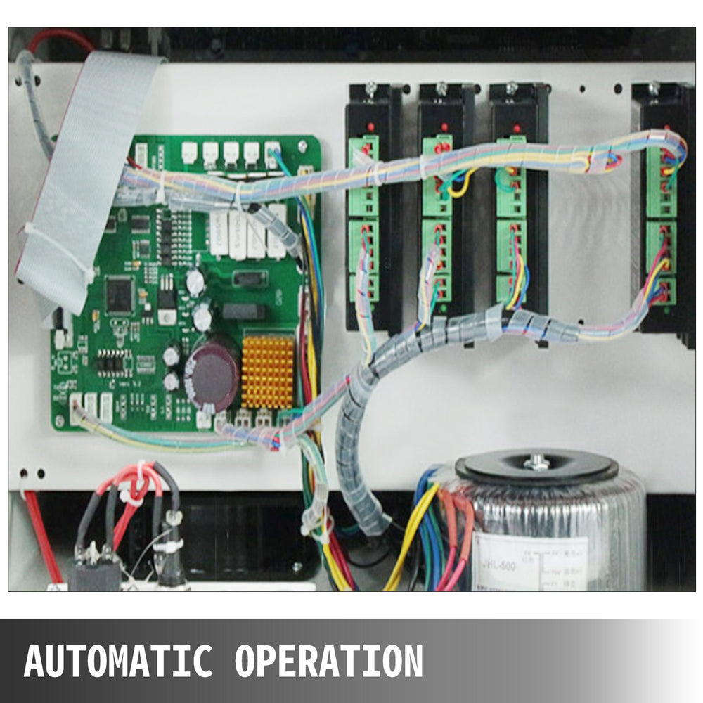 VEVOR Automatic Wire Stripper Machine 300W, Computerized Wire Stripping and Peeling Machine, Wire Stripping Tool with Straightener and Collection Plate for 0.1-10 Square Millimeters Wires