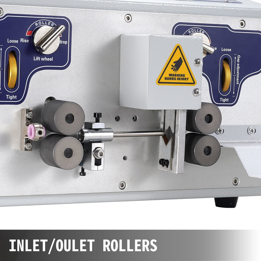 VEVOR Automatic Wire Stripper Machine 300W, Computerized Wire Stripping and Peeling Machine, Wire Stripping Tool with Straightener and Collection Plate for 0.1-10 Square Millimeters Wires