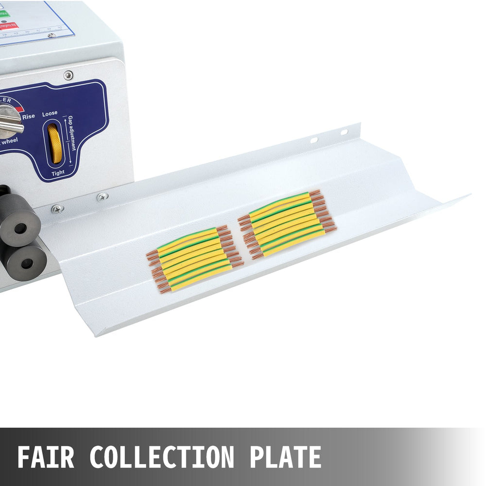 VEVOR Automatic Wire Stripper Machine 300W, Computerized Wire Stripping and Peeling Machine, Wire Stripping Tool with Straightener and Collection Plate for 0.1-10 Square Millimeters Wires