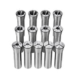 VEVOR 13 pcs Precision R8 Collet Set, 1/8" - 7/8", 45# Mill Collet Chuck 0.0012"/30μm TIR with 13 Labeled Storage Boxes, for Milling Machine Drill Presses Boring Machine Machining Center