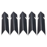 VEVOR Flavorizer Bars, 44cm Grill Replacement Part, for Weber Genesis ll 310 315 335 340, E/S 325s, ES/SX 325s, E/S 335, EX/SX/EPX-335 Grills, Porcelain-enameled Steel Thicker Heat Plate, 5 Pack