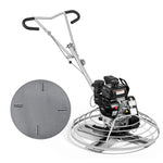 VEVOR Power Trowel, 950 mm Concrete Finishing Machine with Float Pan, 7HP Kohler Engine, 4 Blades, Adjustable Pitch, Gas-Powered Walk-Behind Cement Surface Finisher for Smooth Floors, Construction
