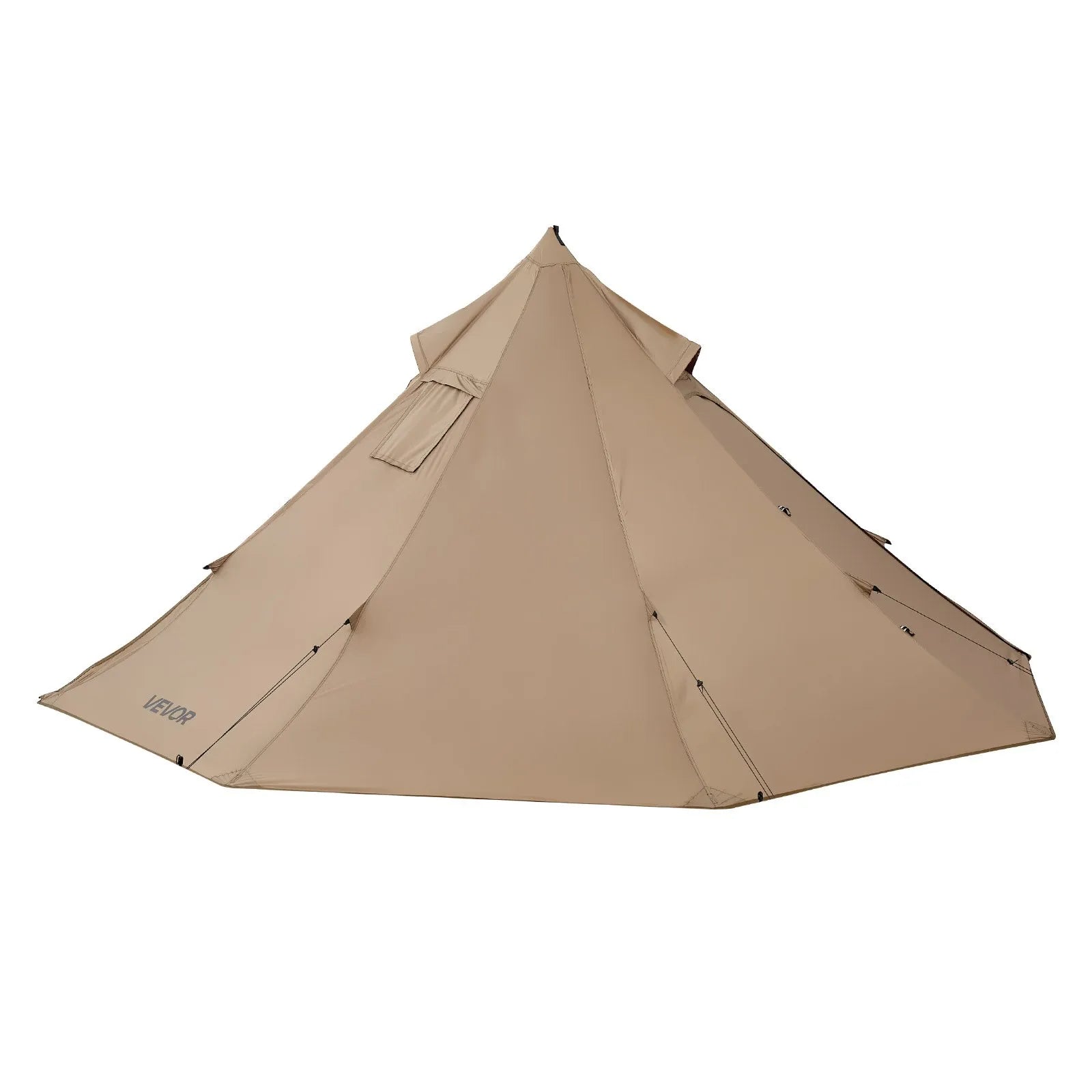 VEVOR Hot Tent for 2 Persons, Portable Winter Tipi Tent with Stove Jack, Waterproof Camping Tents, Lightweight 4 Season Shelter Tents for Hiking Fishing Backpacking, S Size