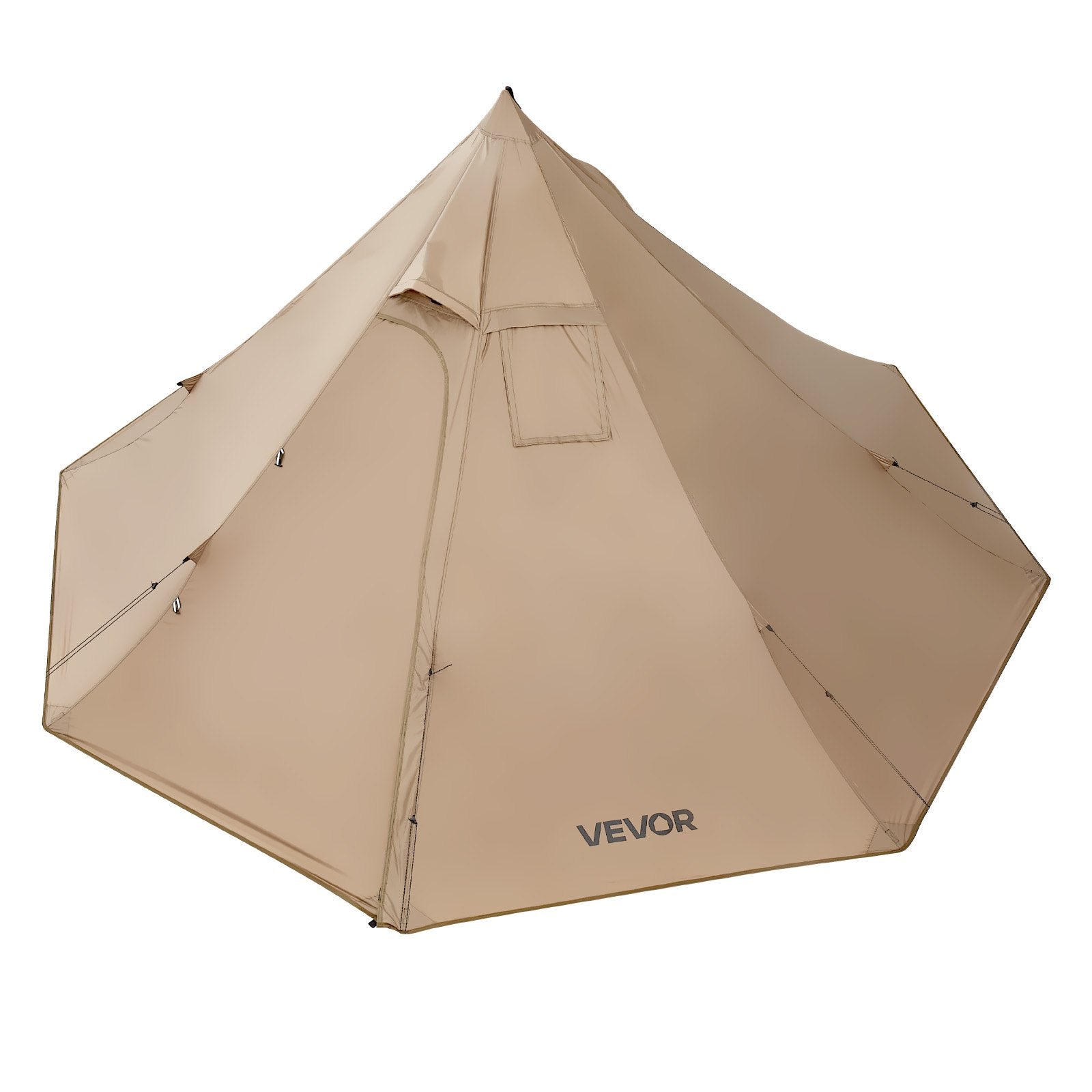VEVOR Hot Tent for 2 Persons, Portable Winter Tipi Tent with Stove Jack, Waterproof Camping Tents, Lightweight 4 Season Shelter Tents for Hiking Fishing Backpacking, S Size