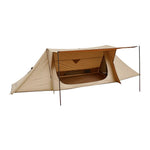 VEVOR Camping Hot Tent, Lightweight Bushcraft Tent with Stove Jack & 2 Tarp Poles, Waterproof Winter Hot Tents Shelters, Portable 4 Season Tents for 2 Persons Hiking Fishing Hunting Backpacking