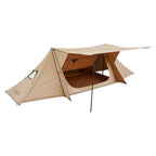 VEVOR Camping Hot Tent, Lightweight Bushcraft Tent with Stove Jack & 2 Tarp Poles, Waterproof Winter Hot Tents Shelters, Portable 4 Season Tents for 2 Persons Hiking Fishing Hunting Backpacking