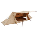 VEVOR Camping Hot Tent, Lightweight Bushcraft Tent with Stove Jack & 2 Tarp Poles, Waterproof Winter Hot Tents Shelters, Portable 4 Season Tents for 2 Persons Hiking Fishing Hunting Backpacking