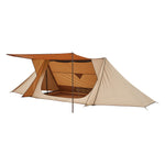 VEVOR Camping Hot Tent, Lightweight Bushcraft Tent with Stove Jack & 2 Tarp Poles, Waterproof Winter Hot Tents Shelters, Portable 4 Season Tents for 2 Persons Hiking Fishing Hunting Backpacking