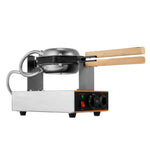 VEVOR Commercial Egg Waffle Maker 220V 1400W Stainless Steel Egg Waffle Maker Bubble Waffle Maker 30pcs Egg Waffle Maker Professional Bubble Egg Waffles Cake Machine Waffle Baker