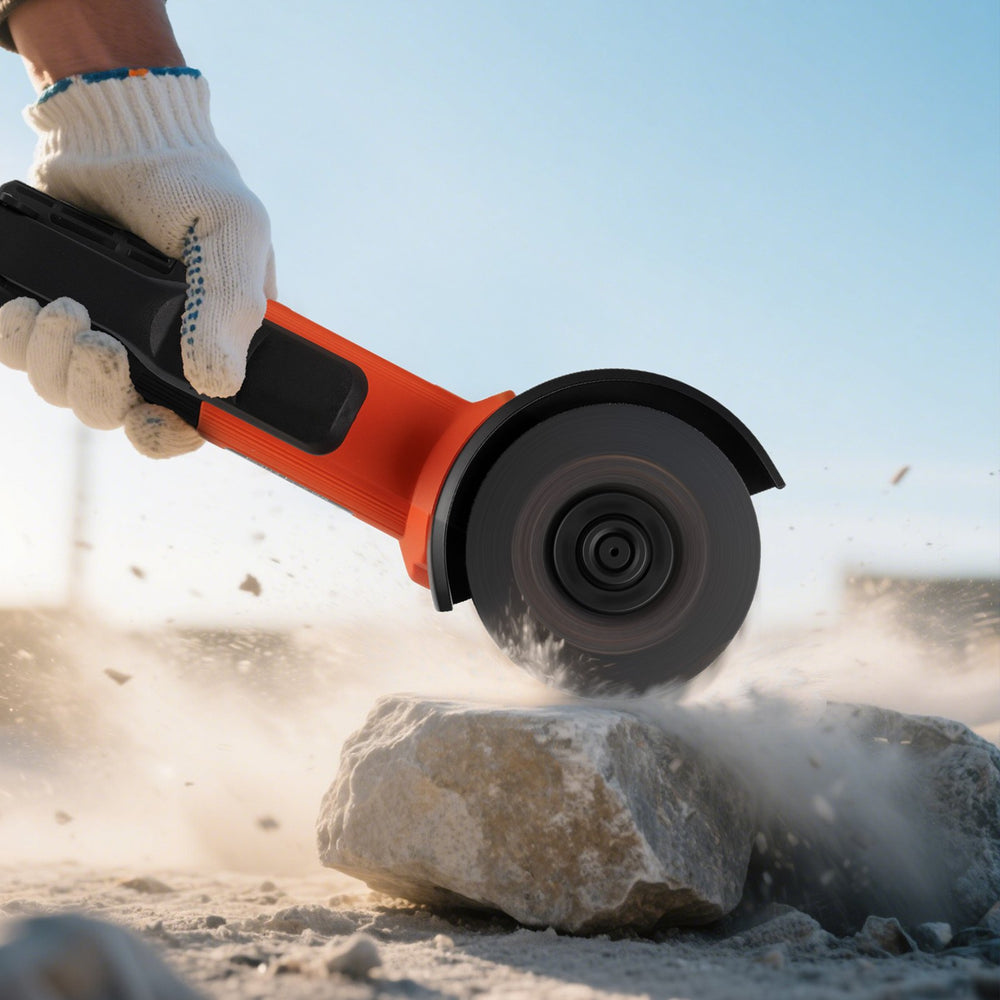 VEVOR Angle Grinder, 114.3mm Electric Grinder Power Tool, 4.5Amps 12000RPM High-Speed Corded Angle Grinders with Adjustable Dust Guard for Metal Grinding, Cutting, Rust Removal (Disc Not Included)