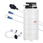 VEVOR Fluid Extractor, 4 Gallons (15 Liters), Pneumatic/Manual Oil Changer Vacuum Fluid Extractor with Dipstick and Suction Hose, Oil Extractor Change Pump for Automotive Fluids Vacuum Evacuation
