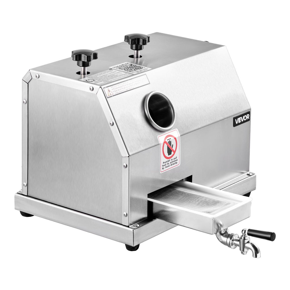 VEVOR Commercial Sugar Cane Juicer Machine 50 kg/h Output 3 Rollers 62 mm Inlet