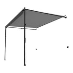 VEVOR Manual RV Awning Complete Kit, 16' Retractable Awning with Aluminum Alloy Frame, Outdoor Trailer Awning, Fit for Most RVs(Black Fade)