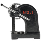 VEVOR Arbor Press, 1 Ton Manual with Handwheel, 5.9" Max Height, Durable Cast Iron Construction, Desktop Manual Press for Stamping, Bending, Stretching, Forming Tasks