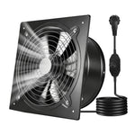 VEVOR 30.5 cm Exhaust Fan, 1558 CFM High Velocity Wall Mount Vent Fan with Speed Control, 70W Low Consumption, Portable Ventilation Extractor for Attic,Garage,Basement,Workshop,Kitchen, Chicken Coop