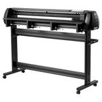 VEVOR Vinyl Cutter Machine, 1350 mm Max Feed Width, Dual Blades, Adjustable Force and Speed, LED Display, Vinyl Plotter Cutter Printer Bundle with Sticker Sheets, Transfer Film, Signmaster Software