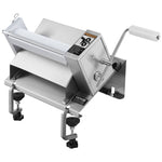 VEVOR Manual Dough Sheeter Machine, Puff Pastry Sheeter and Fondant Roller, Removable Handle, Panel, Roller for Easy Cleaning, Max 1/2 inch Adjustable Thickness, for Home or Small Commercial Kitchens