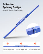 VEVOR Concrete Screed 2430 mm Manual Screed Board Aluminum Alloy Blue, Built-in Bubble Level, Powder-coated Finish, Lightweight Paver Leveling Tool for Patio, Sidewalk, Garage Floor Finishing