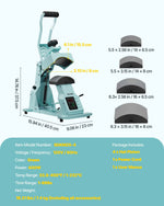 VEVOR Hat Heat Press Machine, with 4pcs Interchangeable Platens, Precise Temperature and Time Control, Hat Press for HTV Iron On and Sublimation Projects, for Caps, Headbands, Cuffs, Face Masks, Green