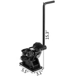 VEVOR Manual Ring Roller Bender Metal Sheet Roll Bending Rolling Machine 343mm Hand Tubing Bender Steel Ring Roller Bender 3-1/2'' Handle Handheld Hand Crank 3" Ring Bending Tool