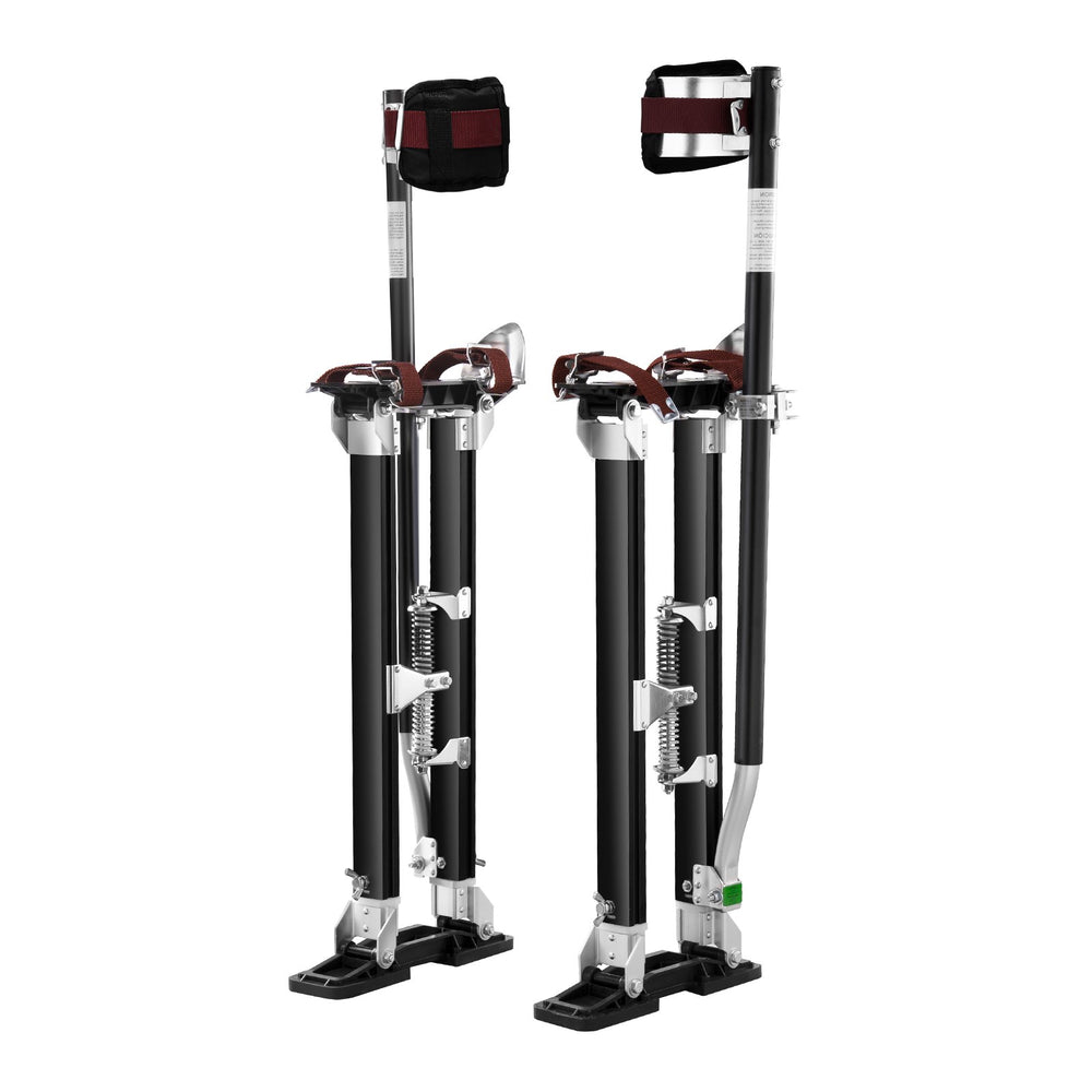 VEVOR Drywall Stilts Aluminum Tool Stilts 61 cm-102 cm Adjustable Painting Black