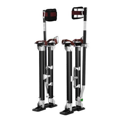 VEVOR Drywall Stilts Aluminum Tool Stilts 61 cm-102 cm Adjustable Painting Black