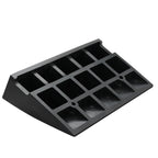 VEVOR Rubber Curb Ramp 4.25" Rise Height Sidewalk Curb Ramp, 11.8" Width 19.7" Length Driveway Ramp for Curb, 15T Heavy Duty Rubber Ramp for Forklifts, Trucks, Buses, Cars, Wheelchairs, Bikes