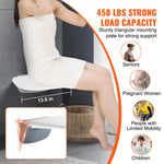VEVOR Folding Shower Seat 13.6"/34.5 cm x 12.8"/32.5 cm Wall Mounted Shower Bench 450 lbs/204.1 kg
