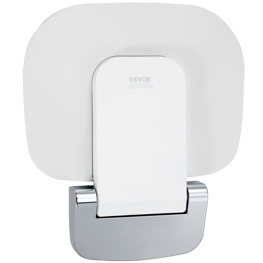VEVOR Folding Shower Seat 13.6"/34.5 cm x 12.8"/32.5 cm Wall Mounted Shower Bench 450 lbs/204.1 kg