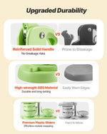 VEVOR Button Maker Machine, 58 mm, Plastic Pin Maker with 100pcs Button Parts, Circle Cutter and Hex Wrenches, Reinforced Ergonomic Handle, for DIY Badges, Personalized Pins and Key Chains, Green