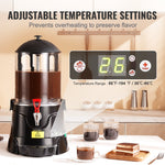 VEVOR Hot Chocolate Dispenser, 10 L Hot Chocolate Machine with 30℃-90℃ Adjustable Temperature Range, High-quality ABS Tank Hot Chocolate Maker Machine with Dispenser, for Hot Drink