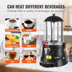 VEVOR Hot Chocolate Dispenser, 10 L Hot Chocolate Machine with 30℃-90℃ Adjustable Temperature Range, High-quality ABS Tank Hot Chocolate Maker Machine with Dispenser, for Hot Drink