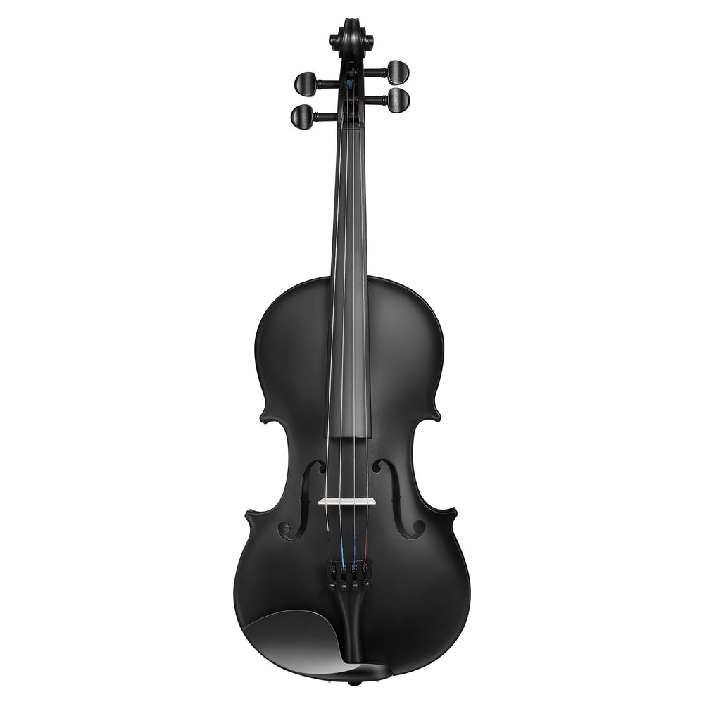 VEVOR Violin 355mm Size 4/4 Fiddle Set Solidwood for Beginner with Case Rosin Black