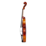 VEVOR Violin 4/4 355mm Full Size Fiddle Set Solidwood for Beginner Glossy Brown