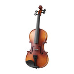 VEVOR Violin 4/4 355mm Full Size Fiddle Set Solidwood for Beginner Matte Brown