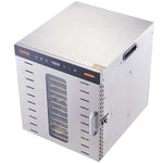 VEVOR 10 Trays Food Dehydrator Machine Stainless Steel 1000W Jerky Fruit Drying