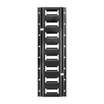 VEVOR E-Track Tie-Down Rail Kit, 4 Pack 0.4 m E Track Rails, 2 U-Shaped Hooks, 2 Tool Holders, 2 Track Shelf Brackets, 2 Tire Holders, 2 Cable Storage Rings, 8 End Caps & 1 Bag, Fit for Vans Trailers