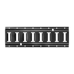 VEVOR E-Track Tie-Down Rail Kit, 4 Pack 0.4 m E Track Rails, 2 U-Shaped Hooks, 2 Tool Holders, 2 Track Shelf Brackets, 2 Tire Holders, 2 Cable Storage Rings, 8 End Caps & 1 Bag, Fit for Vans Trailers